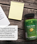 Irwin Naturals Brain Awake Enhanced Mental Performance, Increased Focus, Boost Clarity & Concentration - Powerful Nootropic Booster With L-Theanine, Bacopa, Mct'S & Innovatea - 60 Liquid Softgels