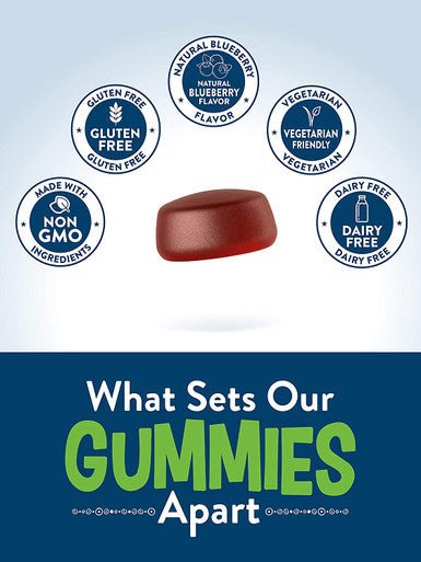Mens Multivitamin Gummy | 70 Count | Vegetarian, Non-GMO, Gluten | with B12, D3, Zinc | Blueberry Flavor | by Nature's Truth