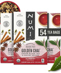 Numi Organic Rooibos Chai Tea, 18 Herbal Tea Bags, Caffeine Free