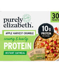 Purely Elizabeth Creamy & Hearty Protein Instant Oatmeal, Maple Cinnamon Roll, Vegan Friendly, Organic, Gluten Free & Non-GMO, 5 Count, 8.3 Ounce (Pack of 6)