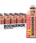 BODYARMOR LYTE Sports Drink, Peach Mango Electrolyte Drink, 28 Oz (15 Pk) | Low-Calorie Hydration Drink with Coconut Water & Only 35 Calories, 990mg Electrolytes, Vitamins B & D + Antioxidants Vitamins