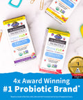 Garden of Life Dr. Formulated Probiotics Organic Kids+ Plus Vitamin C & D - Berry Cherry - Gluten Dairy & Soy Free Immune & Digestive Health Supplement No Added Sugar 30 Chewables (Shelf Stable)