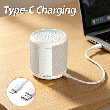 Mee 2Ou Portable Sound Machine For Baby Kids & Adults 30 Soothing Sounds 32 Volume Levels 3 Timers Rechargeable Mini White Noise Sleep Sound Machine For Travel Camping Home Office Nursery