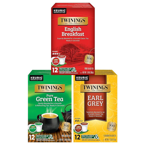 Twinings Sleep Herbal Tea K-Cup Pods for Keurig, 24 CT Box (Pack of 1) | Formerly Nightly Calm, Relaxing Camomile, Spearmint & Lemongrass, Caffeine-Free, For Single-Serve Brewers, Enjoy Hot or Iced