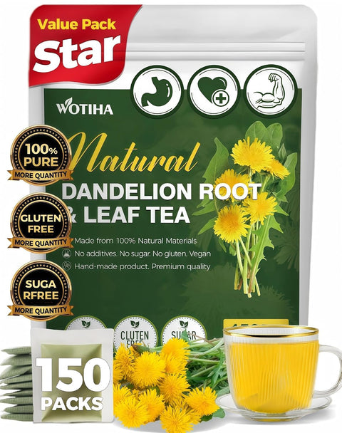 WOTIHA 50 Count Premium White Mulberry Leaf Tea Bags - 100% Natural & Pure, Improves Digestion, Supports Wellness, Slightly Sweet & Refreshing,Non-GMO Caffeine-Free, Additive-Free, Sugar-Free, Vegan