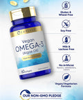 Carlyle Vegan Omega 3 Supplement | 60 Softgels | Non-GMO & Gluten Free | from Algae Oil