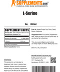 BulkSupplements L-Serine Powder - Amino s Supplement Mood & Brain Health - , Soy Free - 2000mg , 500 Servings (1 Kilogram - 2.2 lbs)