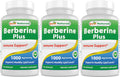 Best Naturals Berberine Plus 1000 mg/Serving 120 Capsules - (Pack of 3)