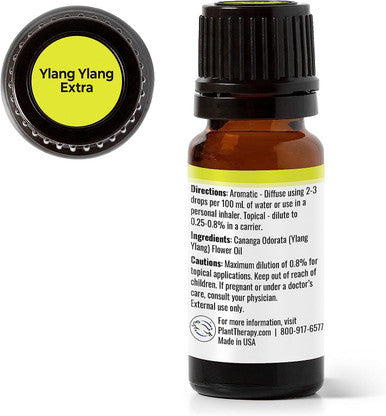 Plant Therapy Ylang Ylang Extra Essential Oil 10 mL (1/3 oz) 100% Pure, Undiluted, Therapeutic