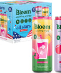 Bloom Nutrition Sparkling Energy Drink - Apple Crisp / Glacier Crush Variety Pack - Natural Caffeine, Zero Sugar, 180mg Caffeine - Antioxidant-Rich with Green Coffee Bean, Green Tea Extract, Prebiotics - 12oz 12 Pack