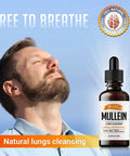 SIRUNES Mullein Leaf Extract 4Oz - Verbascum Thapsus Liquid Supplement - Herbal Tincture Promoting Lung, Respiratory & Digestive Wellness - Natural Sleep Support - Vegan, Non-Gmo