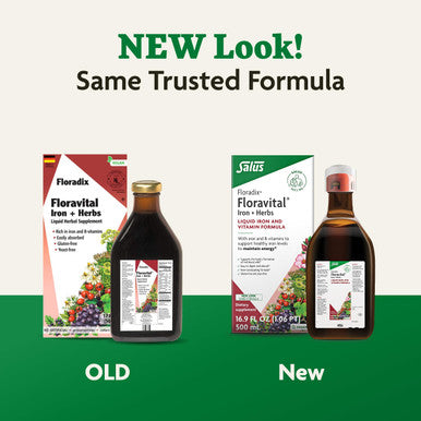 Floradix Floravital Liquid Iron Formula Mineral, 500 ml