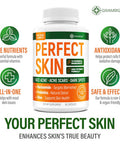 Acne Supplements For Clear Skin With Biotin, Zinc, Vitamin A & Niacin - Acne Pills For Acne Scar Treatment - Cystic Acne Treatment With Probiotics For Gut Health & Glowing Skin - Made In Usa - 60 Caps