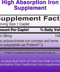 Feosol Complete Iron Supplement Caplets Bifera Iron for High Absorption Heme and NonHeme Dual Action Minimizes 1 Per Day for Energy and Immune System Support Made in USA 30 Count
