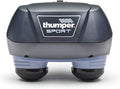 Thumper Sport Percussive Massager - Deep Tissue Home Use Massager For Muscles, Back, Shoulders, Legs, Arms. Portable Percussive Therapy Action Electric Handheld Massager With Long Handle