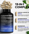 NUTRAHARMONY Saffron Capsules & Cortisol Support Complex Capsules