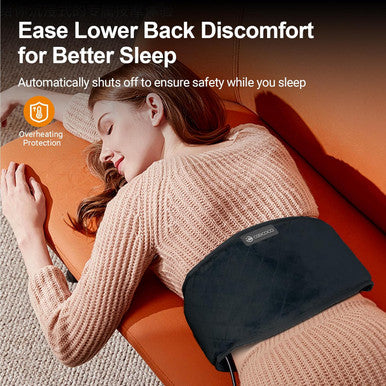 Lower Back Massager With Heat, Coococo Fsa Hsa Eligible Heating Pad With Massager For Pain Relief, Heat Pad With Auto-Off, Heated Waist Belt, Birthday Gifts For Women Men Mom Dad (Corded)