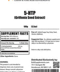BulkSupplements.com 5-HTP 200mg (Griffonia Seed Extract) - Serotonin Supplement - Mood Boosting Supplement - Mood Stabilizer (100 Grams - 3.5 oz)