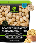 NUT CRAVINGS - Roasted & Salted Macadamia Nuts - No Shell, (16oz - 1 LB) Packed Fresh in Resealable Bag - Healthy Protein Food Snack, Food Assortments Hazelnut