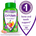 Viactiv Calcium Chews 60 Count and vitafusion Calcium Gummy Vitamins 100 Count Calcium Supplements for Bone and Teeth Support