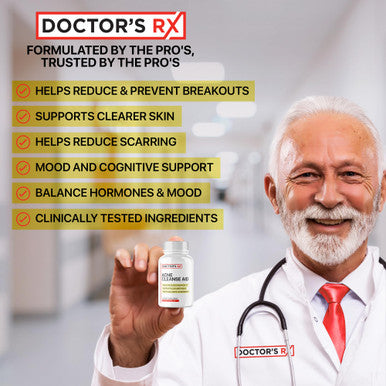 EPN Supplements Doctor'S Rx | #1 Rated Acne Treatment Supplement To Reduce Breakouts, Clearer Skin & Hormone Balance | Ultra Strength Formula + 25 Ingredients | 3Rd Party Tested & Usa Made - 60 Capsules
