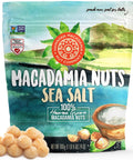 Hawaiian Macadamia Nut Company Dry Roasted Macadamia Nuts with Sea Salt 24 Oz, Source of Fiber, Gluten-Free and Certified Non-GMO, Premium Quality, Crunchy and Delicious