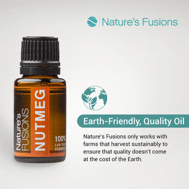 Nature s Fusions Nutmeg 100% Pure and Essential Oils 15 mL