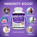 10 In 1 Immunity Boost Immune Support Supplement 1650Mg Made With Elderberry, Vitamin C, Zinc, Echinacea & Probiotics For Immune System Booster, Support Healthy Respiratory System, 2X 60 Capsule