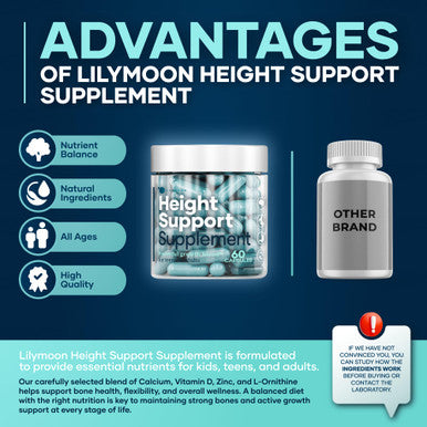 Height Growth Maximizer Made In Usa Premium Height Growth Supplement For Kids and Teens To Grow Taller Naturally Height Growth Pills With Ultimate Bone Support Complex