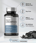 L-Glutathione | 300mg | 60 Capsules | Non-GMO & Gluten Free Supplement | Reduced Form | by Horbaach
