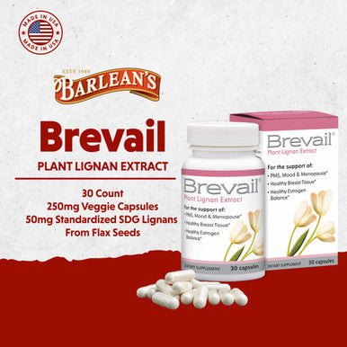 Barlean's Brevail Protective Breast Health 30 Caps