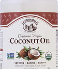 La Tourangelle, Organic Virgin Unrefined Coconut Oil, Great for Cooking, Baking, Hair, and Skin Care, Bold, Aromatic, and Flavorful, Source of MCTs, 14 fl oz (Packaging May Vary)