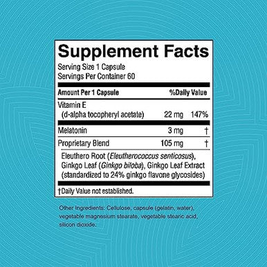 Natures Sunshine Melatonin Extra 3Mg 60 Capsules