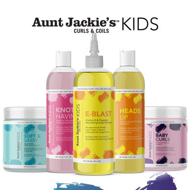 Aunt Jackies Girls E-Blast Vitamin E and Flaxseed Scalp Remedy Yellow 8 Fl Oz (Pack of 1)