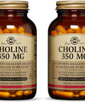 Solgar Choline 350Mg 100 Vcaps 2-Pack