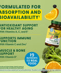 MegaFood Men'S 55+ One Daily - Multivitamin For Men With Vitamin B12 Vitamin C Vitamin D & Zinc - Optimal Aging & Immune Support Supplement - Vegetarian - Made Without 9 Food Allergens - 60 Tabs
