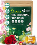 FreshDrinkUS, Premium 50 Mulberry Leaf Tea Bags, 100% Natural & Pure from Mulberry Leaves. Herbal Tea. Made with Natural Material Tea Bags. No Sugar, No Caffeine, No Gluten, Vegan.