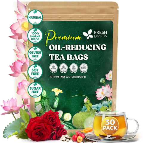 FreshDrinkUS, Premium 50 Mulberry Leaf Tea Bags, 100% Natural & Pure from Mulberry Leaves. Herbal Tea. Made with Natural Material Tea Bags. No Sugar, No Caffeine, No Gluten, Vegan.