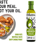 Chosen Foods 100% Pure Avocado Oil Keto and Paleo Diet Friendly Kosher Oil for Baking High Heat Cooking