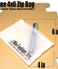 Italia Deluxe Makeup 1 Classic Liquid Eyeliner 201 Matte Black Eye Liner Vitamin E ZipBag