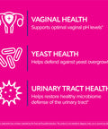 Florajen Women's Triple-Action Probiotic - Prebiotic + Probiotic + Cranberry for Vaginal Digestive & Immune Support - Fast-Acting - Clinically-Studied - Gluten-Free & Vegan - 30-Count