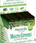 Macrolife Naturals Macro Greens Powder 38 Superfood Probiotic Antioxidant Enzyme & Herbal Supplement Immunity Energy Cleanse - Non-Gmo Vegan Gluten- Dairy- (12 Servings)