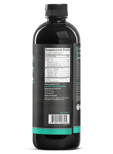 Onnit MCT Oil - Pure MCT Coconut Oil Optimized with C8 C10 Lauric Acid - Perfect for Coffee Shakes and Cooking