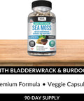 Kaya Naturals Sea Moss Mobility Supplement for Men and Women with Burdock Root Irish Moss Bladderwrack and BioPerine for Mobility Health and Immune Boost 60 Count