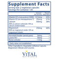 Vital Nutrients OsteoNutrients II with Vitamin K27 Bone Support Formula with Boron Gluten 240 Vegetarian Capsules per Bottle