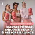 Birdman Fitmingo Vegan Protein Powder With Inositol, Collagen Boosters, Hyaluronic Acid And Vitamins Low Carb, Dairy Free, Lactose Free, Low Calorie 23G Plant Based Vanilla Protein Powder