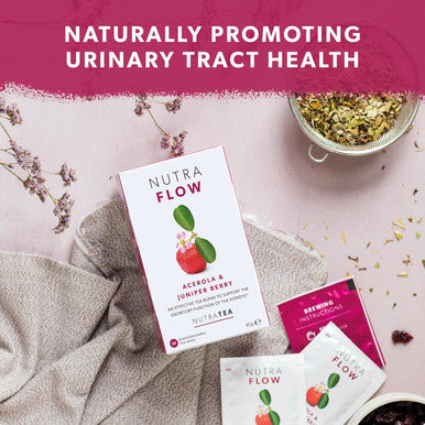 Nutra Tea NUTRAFLOW - UTI Tea | Thrush Tea Includes Horsetail Yarrow & Goldenseal - Eases Discomfort Within The Urinary Tract & Kidney - 20 Enveloped Tea Bags - by - Herbal Tea