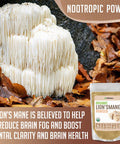 Xprs Nutra Organic Lion's Mane 8 Ounce with Size 00 Empty Capsules DIY Supplement Filling