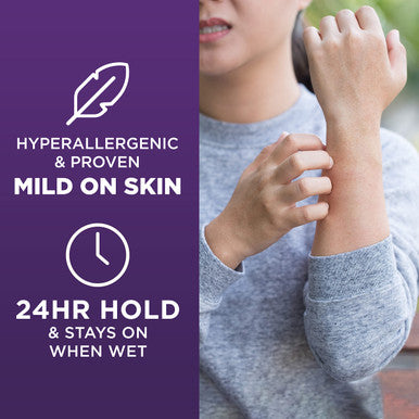 Band-Aid Brand Adhesive Bandages For Sensitive Skin, Hypoallergenic First Aid Bandages With Painless Removal, Stays On When Wet & Suitable For Eczema Prone Skin, Extra Large Size, 7 Ct