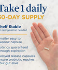 ReLifeA Adult Probiotic Ultimate Flora Adult 50 Probiotic Supplement Shelf Stable Gluten Dairy Soy 25 Billion CFU 30 Vegetarian Capsules